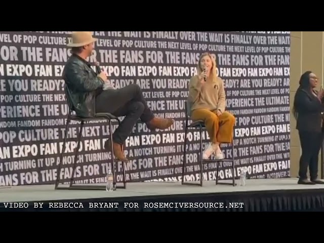 Rose McIver’s Q&A at “Dallas Fan Festival” (October 21, 2023)