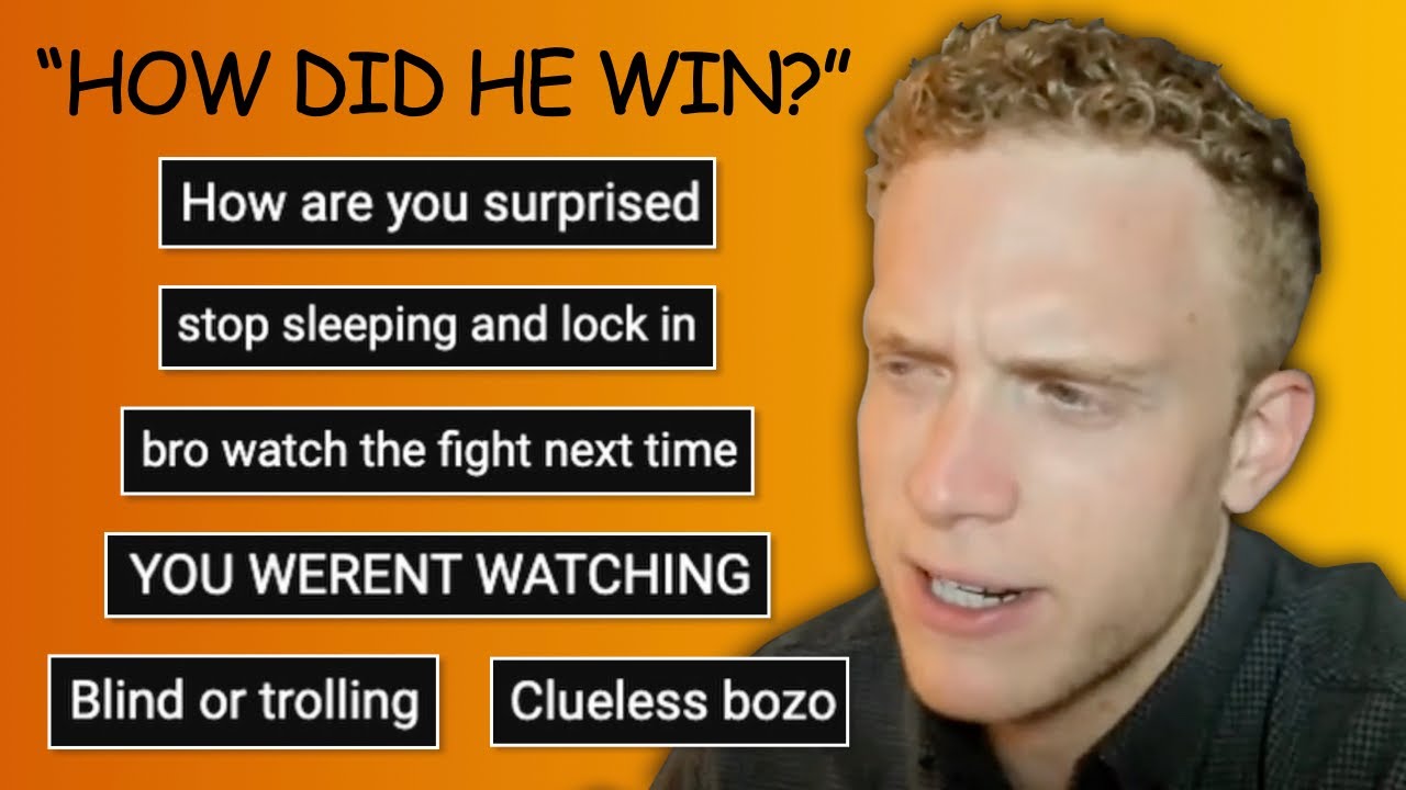 В чате раскритиковали Лукаса Трейси за невнимательность во время боя.