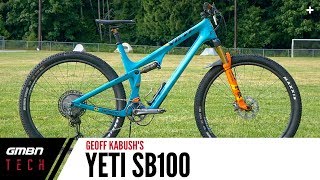 Geoff Kabush's Yeti SB100 | GMBN Tech Pro Bike Check