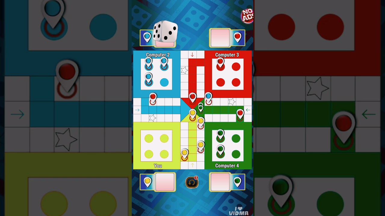 “Ludo King 4 Player Gameplay | Viral Ludo Game | Trending Ludo King | Shorts”
