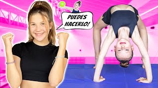 MI HERMANITA VENCE SU MIEDO EN GIMNASIA - Preparamos su competición ❤️ Daniela Golubeva