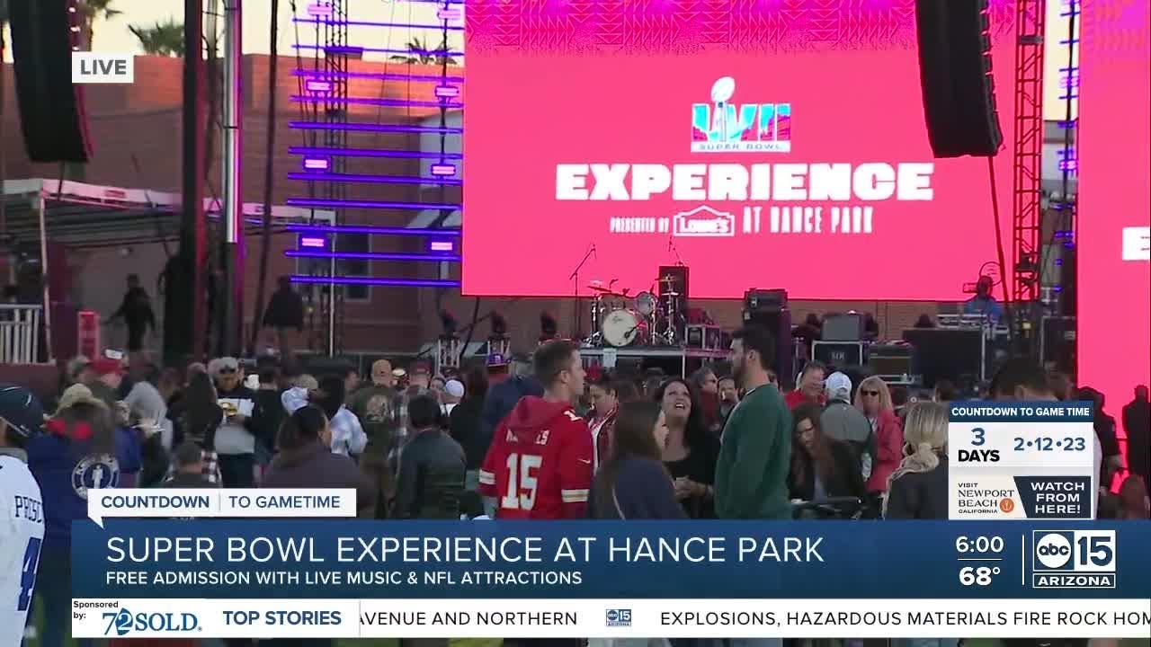 Super Bowl Experience at Hance Park YouTube