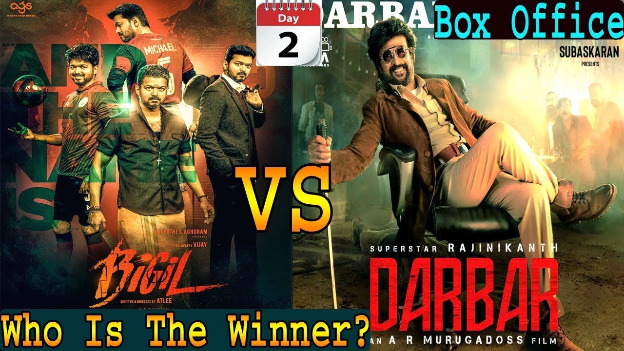 Darbar VS Bigil 2 Days Box Office Collection Comparision, Who Is The Winner