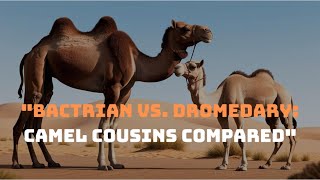 "Bactrian vs. Dromedary: Camel Cousins Compared"