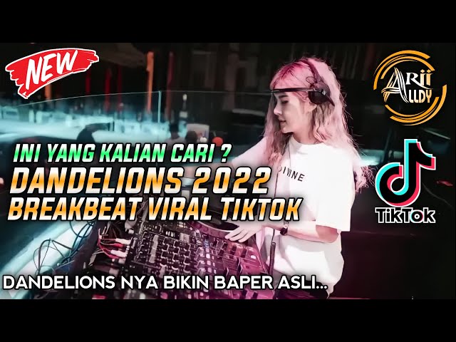 DJ Dandelions Viral Tiktok Breakbeat Melody Bikin Goyang Full Bass 2022! [ AriiaLdy™] class=