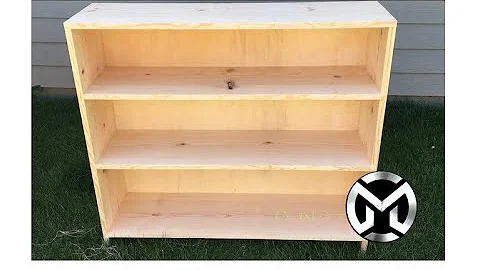 Simple Pine Book Shelf