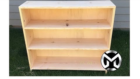 Simple Pine Book Shelf