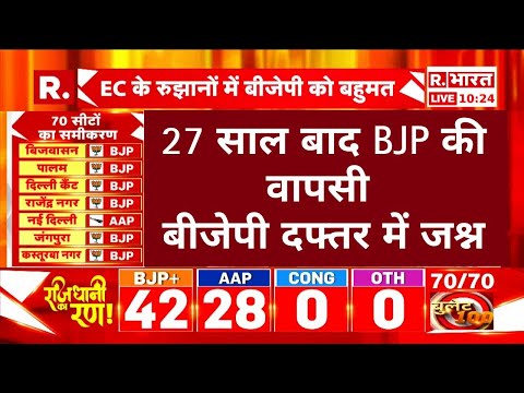 Big Breaking Delhi Election Results LIVE: 27 साल बाद BJP की वापसी | AAP  | Congress