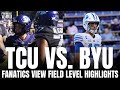 TCU Horned Frogs vs. BYU Cougars College Football Highlights | Fanatics View Sideline Camera