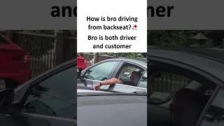 Bro Uses His Arm As A Seatbelt