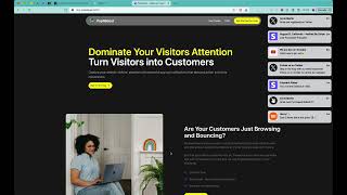 PopnBoost — Capture and Convert Visitors with MacOS-style Notifications screenshot 2