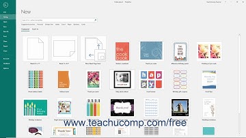 Publisher 2019 & 365 Tutorial Creating New Publications Microsoft Training