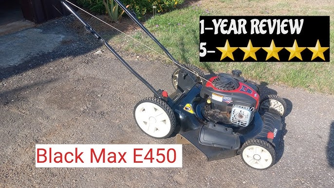 Black Max 21 inch 3 in 1 Self Propelled Lawn Mower Gas BM21LWSS