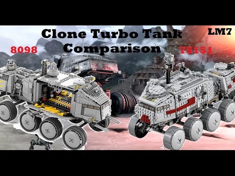 Lego Star Wars Comparisons LEGO Star Wars Turbo Comparison [8098 & - YouTube