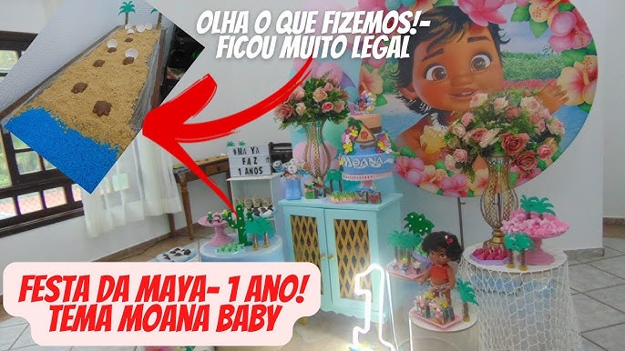 Moana baby 🌺  Moana festa infantil, Festa moana, Aniversário moana