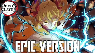 Demon Slayer S2: Zenitsu Godlike Speed Theme | Epic Version (Chad Zenitsu) ⚡