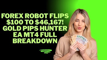 Forex Robot Flips $100 to $46,167! Gold Pips Hunter EA MT4 Full Breakdown | Best forex robots