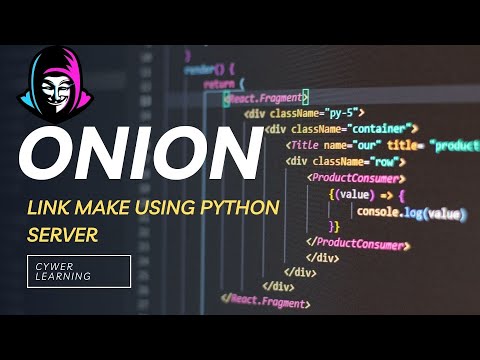 How to make own onion link using python server | Dark web | Onion Link kaise Banaye |