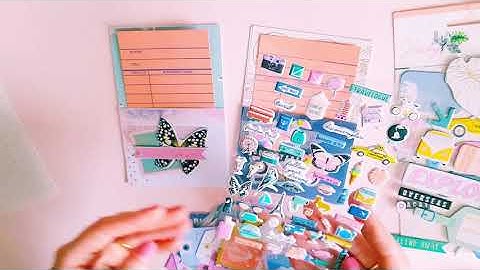 DIY library pockets with cards