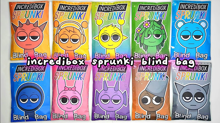[🌈Paper diy🌈]Incredibox Sprunki Blind Bag unboxing! | ASMR | tombi Asmr