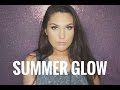 SUMMER GLOW TUTORIAL | Full Face | Makeupbycrc