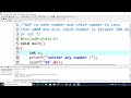 Nested If else lecture with example in c - language