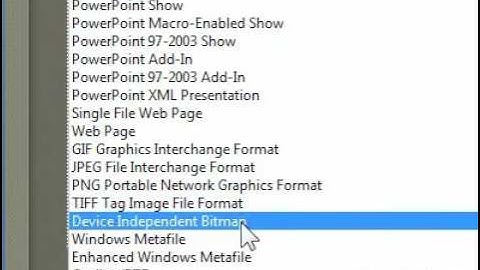 How to save a presentation in rich text format