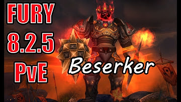 8.2.5 Fury Warrior PvE Guide | Jaxsun | Talents, Rotations, Essences, Stat Guide & More!