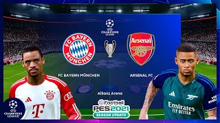 🔴⚪ FC Bayern Munich vs Arsenal FC 🟢⚫ ● Cuartos de Final Vuelta ● UEFA Champions League 🏆🔵🟣 #ucl