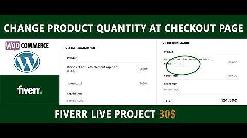 how to add product quantity changing option at woocommerce checkout Page