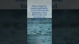 Is Your Soul Thirsty? Let It Rain on the Soul #innerpeace #brahmakumaris #spirituality #shorts