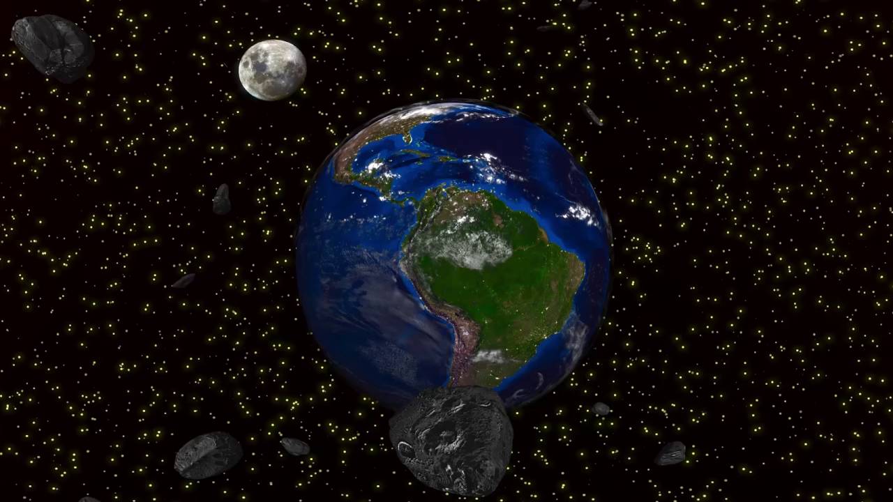 земля имеет форму шара который из космоса