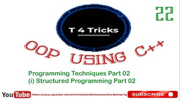 Structured Programming and Types Part2| OOP in C++ | C++ Tutorial for Beginners # 22