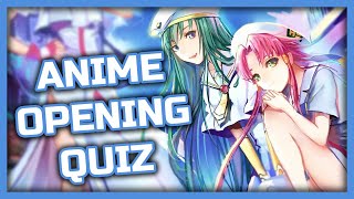 Anime Opening Quiz - 30 Openings