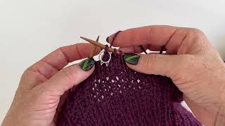 How to Knit a Centered Double Decrease