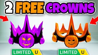 *NEW* HOW TO GET FREE CURSED PUMPKIN CROWN & PUMPKIN CROWN IN ROBLOX NOW!!😱 - GLADIATOR SIMULATOR!