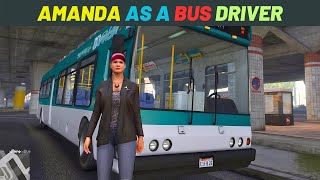 GTA 5 Bus Simulator Mod-gta 5 bus mod-Amanda as a bus driver by Game On Now lets play 602 views 1 month ago 17 minutes