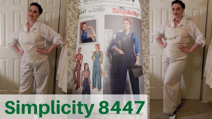  Simplicity Pattern 8447 U5 Misses' 1940s Vintage Pants