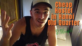 $4 hostel in Hanoi, Vietnam! 🇻🇳