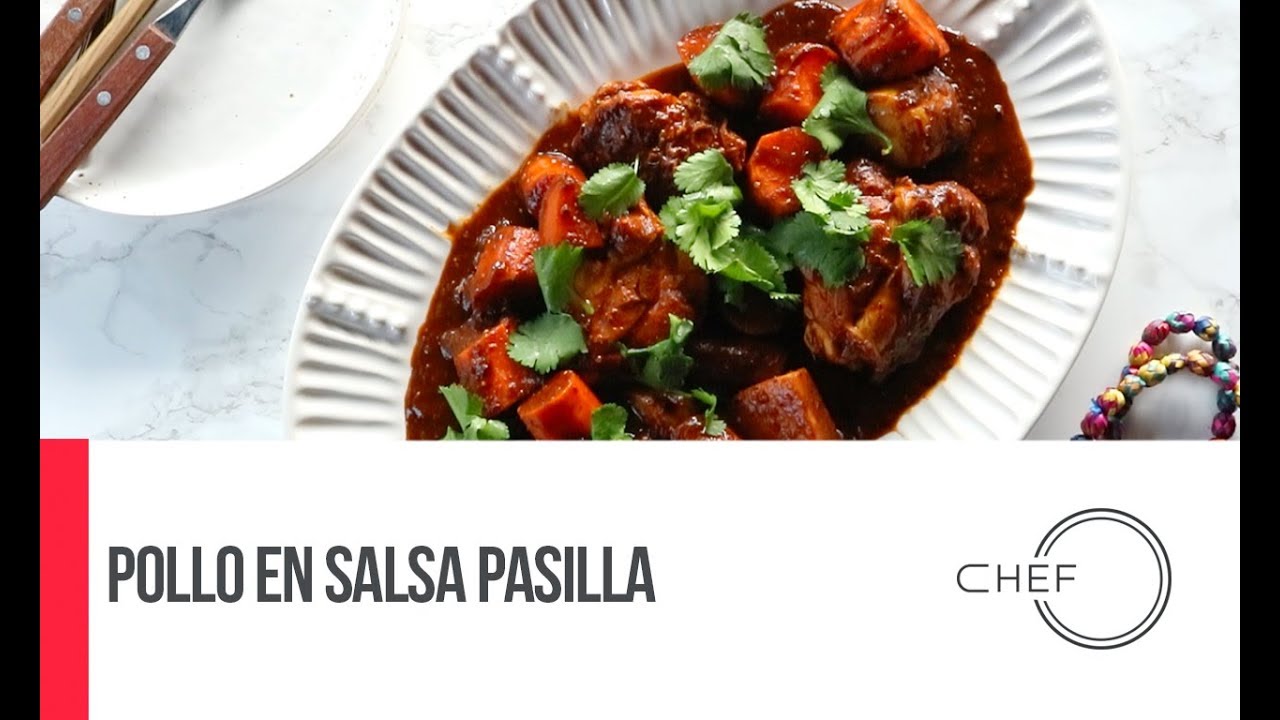 Pollo en Salsa Pasilla recipe for dinner party for 6