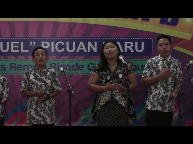 Vocal Group KOMPELKA Remaja GMIM Ekklesia Kalatin  (MARS REMAJA GMIM u0026 TUHAN BERAPA LAMA LAGI) class=