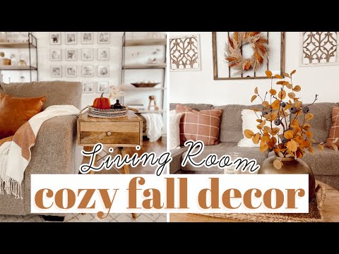 *COZY* FALL CLEAN AND DECORATE WITH ME 2021 Part 3! | FALL DECORATING IDEAS FOR LIVING ROOM