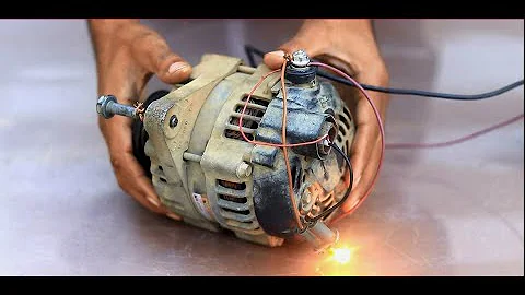 1 Pin Alternator Connection in English Subtitles | How To Connection Car Alternator