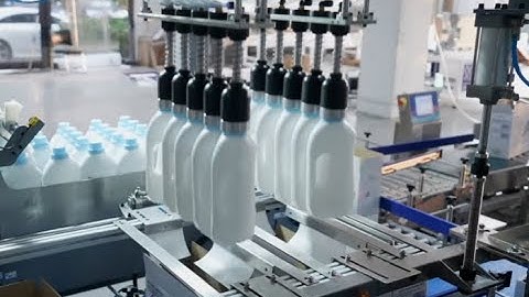 Laundry Detergent Bottles Packaging & Palletizing Line
