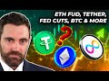 Crypto news btc eth fud tether icp inj fed cuts  more