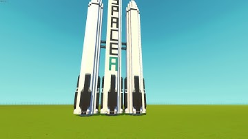 Scrap Mechanic Falcon Heavy Landing