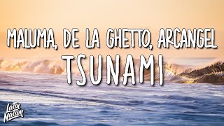 Maluma - Tsunami ft. Arcangel, De La Ghetto (Lyrics/Letra)