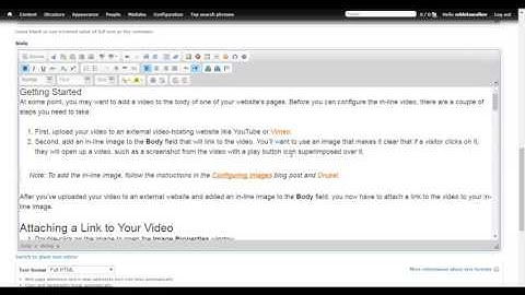 Drupal CMS Guide: Configuring Hyperlinks