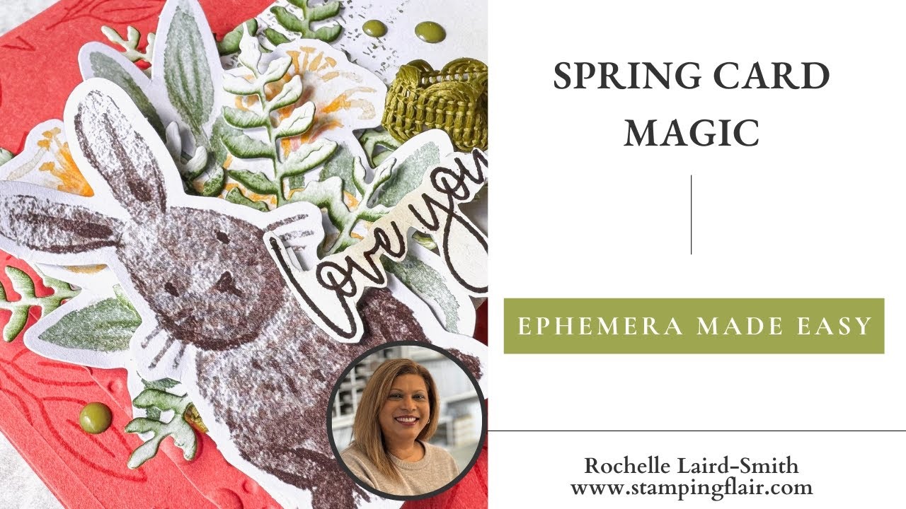 Spring Card with Stampin' Up! Easter Time Mix & Match Ephemera