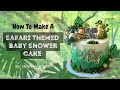 Safari Themed Baby Shower Cake | Step-by-Step Decorating Tutorial
